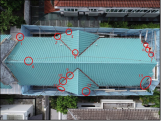 a map of a housing complex